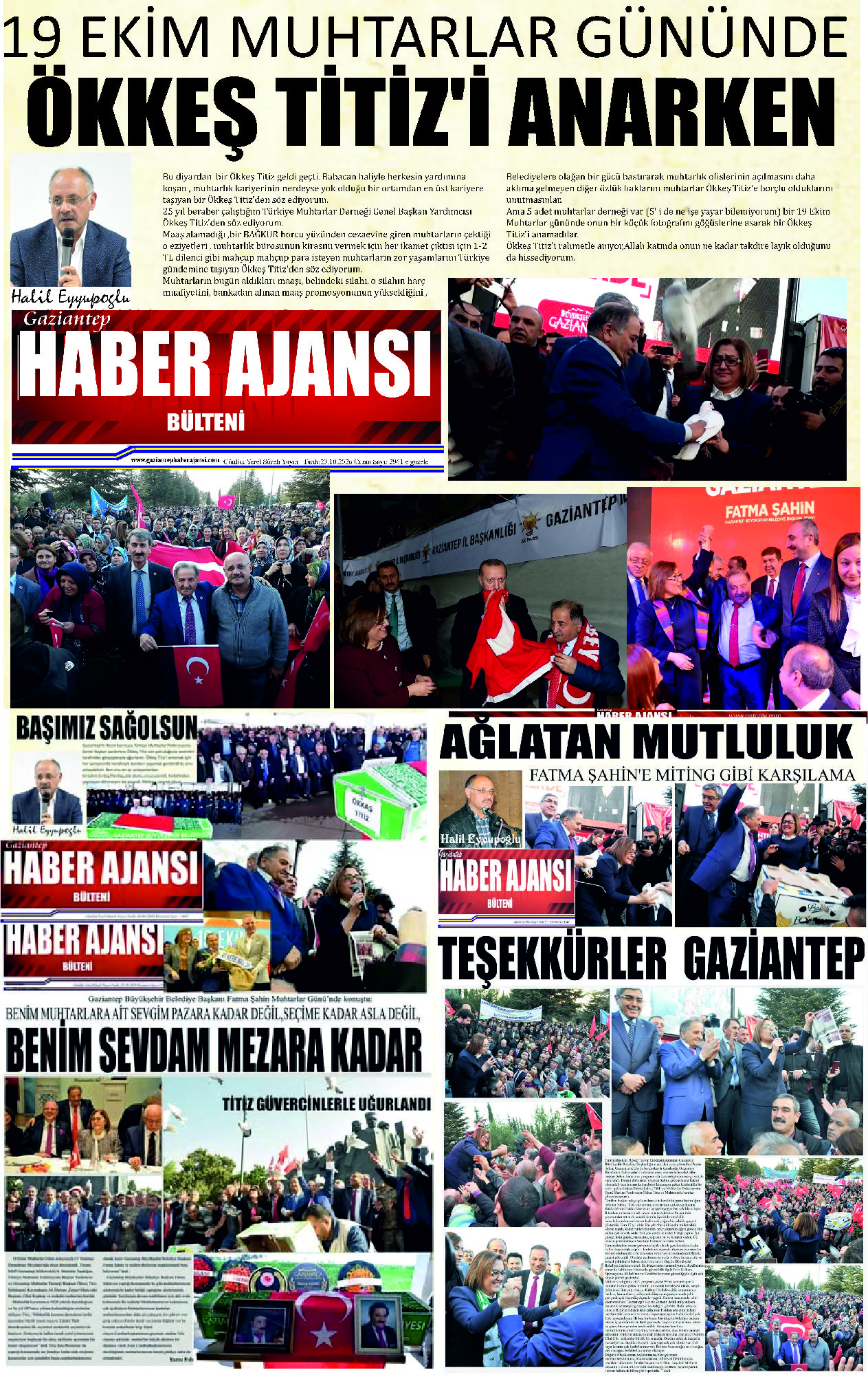 Gaziantep Haber Ajansı Bülteni Cuma 23.10.2026 e gazete